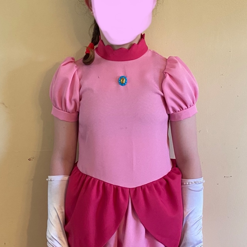 MARIO BROS PEACH PRINCESS DRESS - Picture 4 of 16